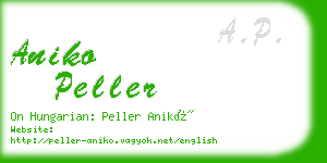 aniko peller business card